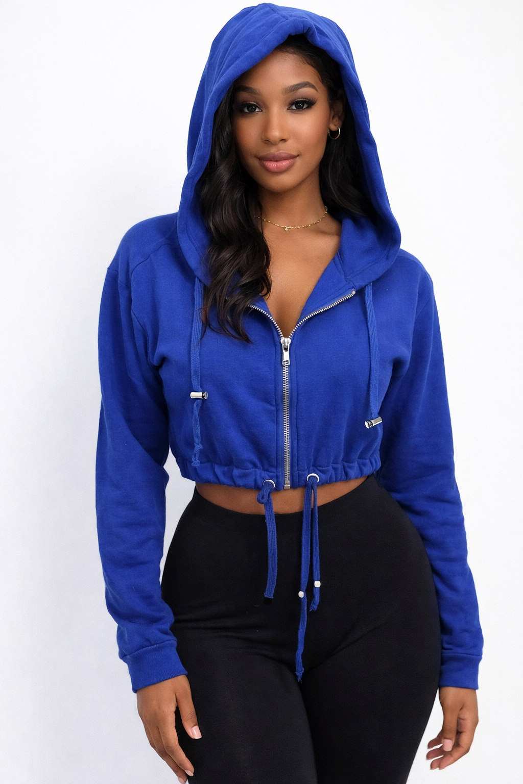 Give’em the Blues Crop Jacket