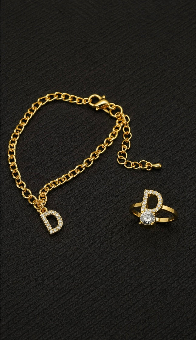 Initial Spark Jewelry Set