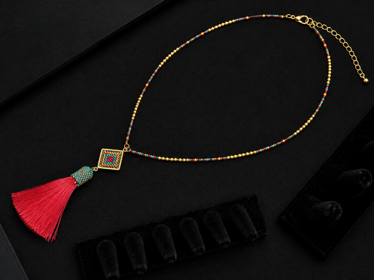 Fiesta Tassel Statement Necklace