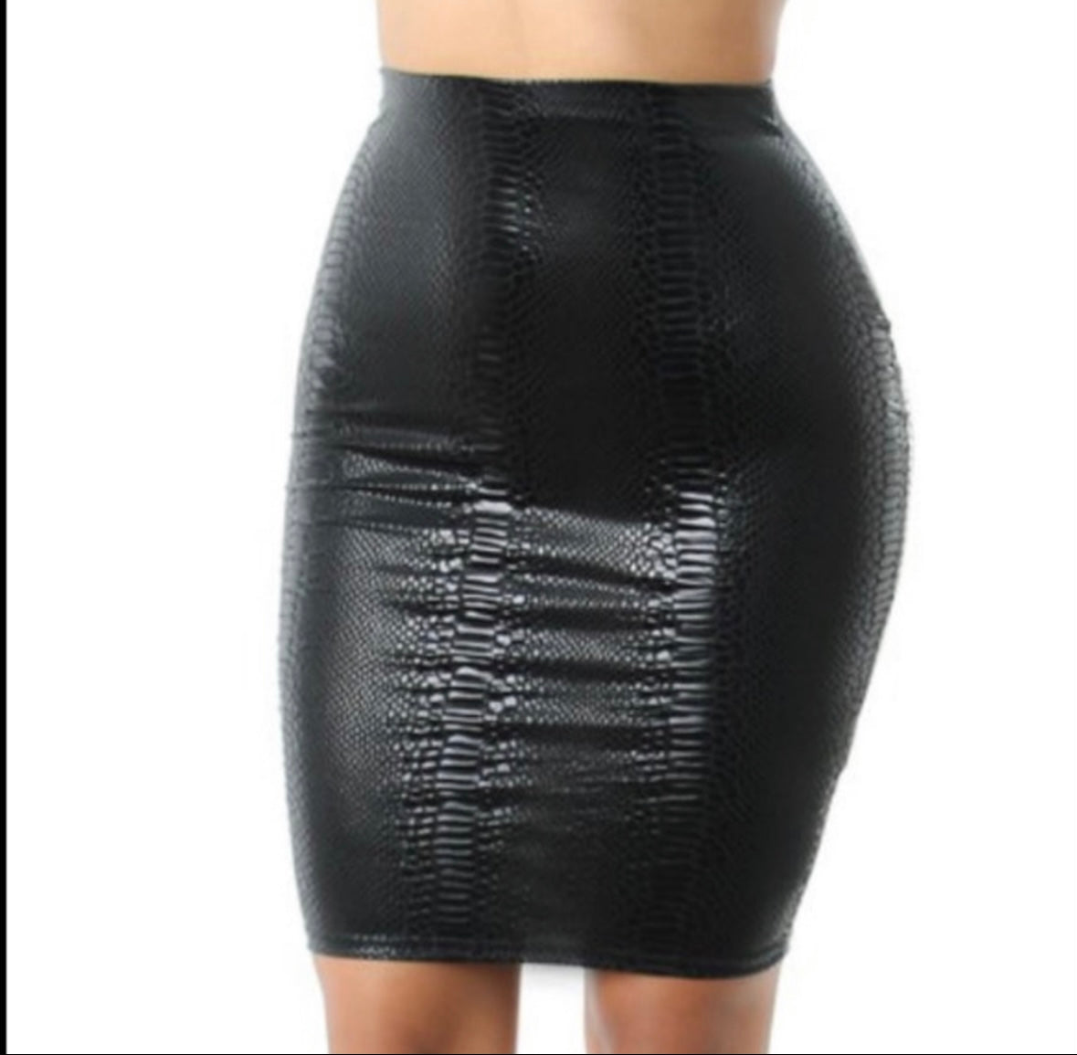 The Luxe Python Skirt