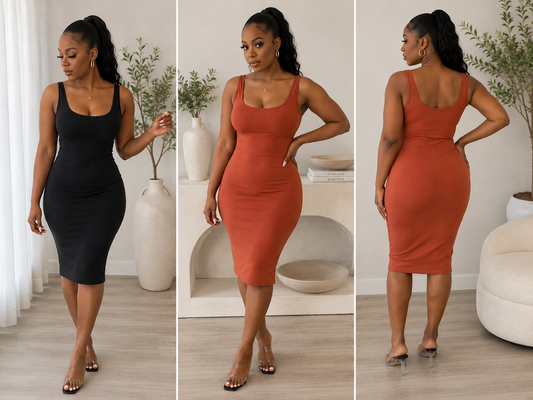 Tina Bodycon Midi Dress
