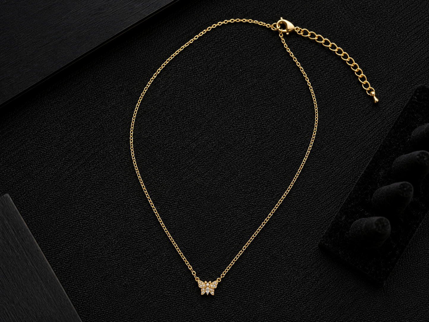 Flutter & Shine Butterfly Necklace