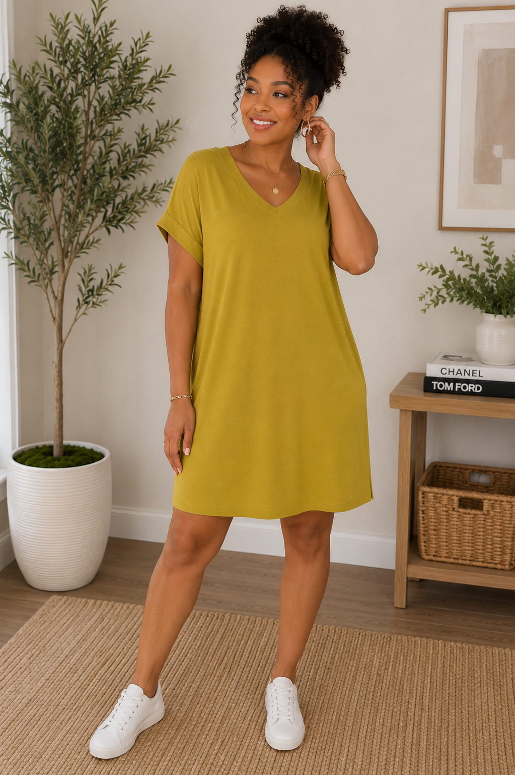 Essential T-Shirt Dress (PLUS)