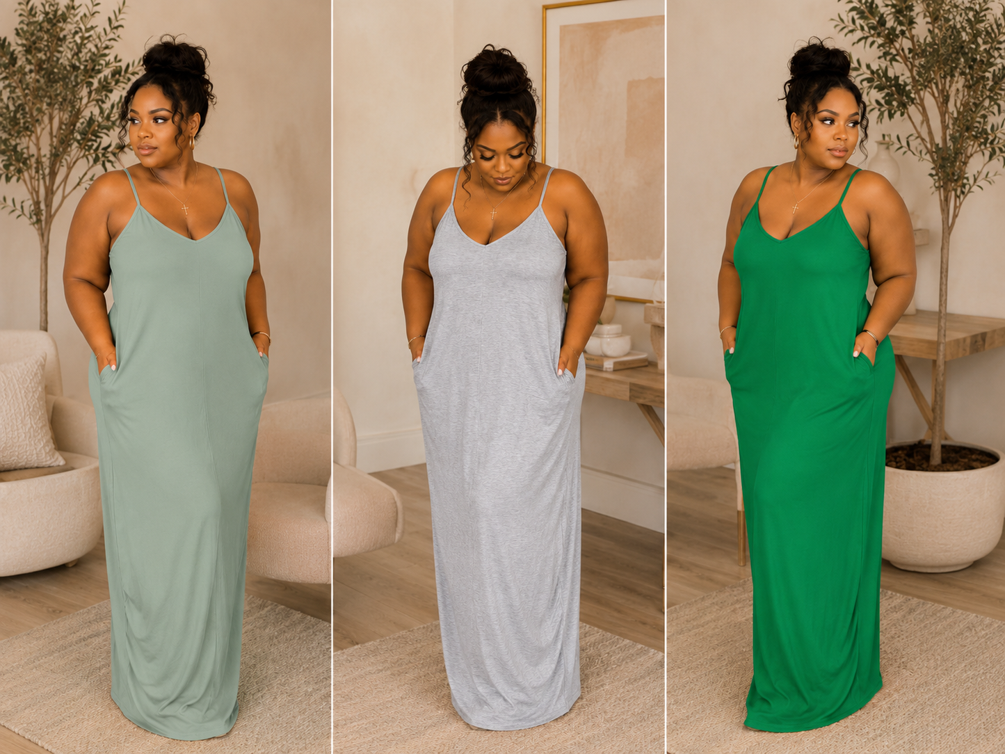 Cami Maxi Dress (PLUS)