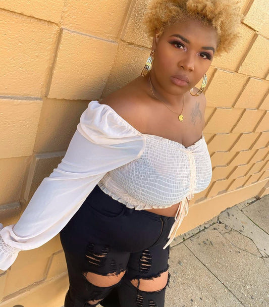 Maria Chiffon Top (Plus)