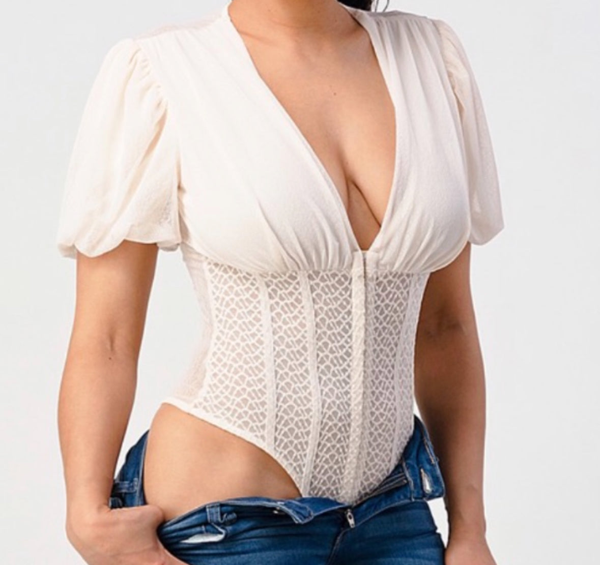 Soft Sculpt Corset Blouse