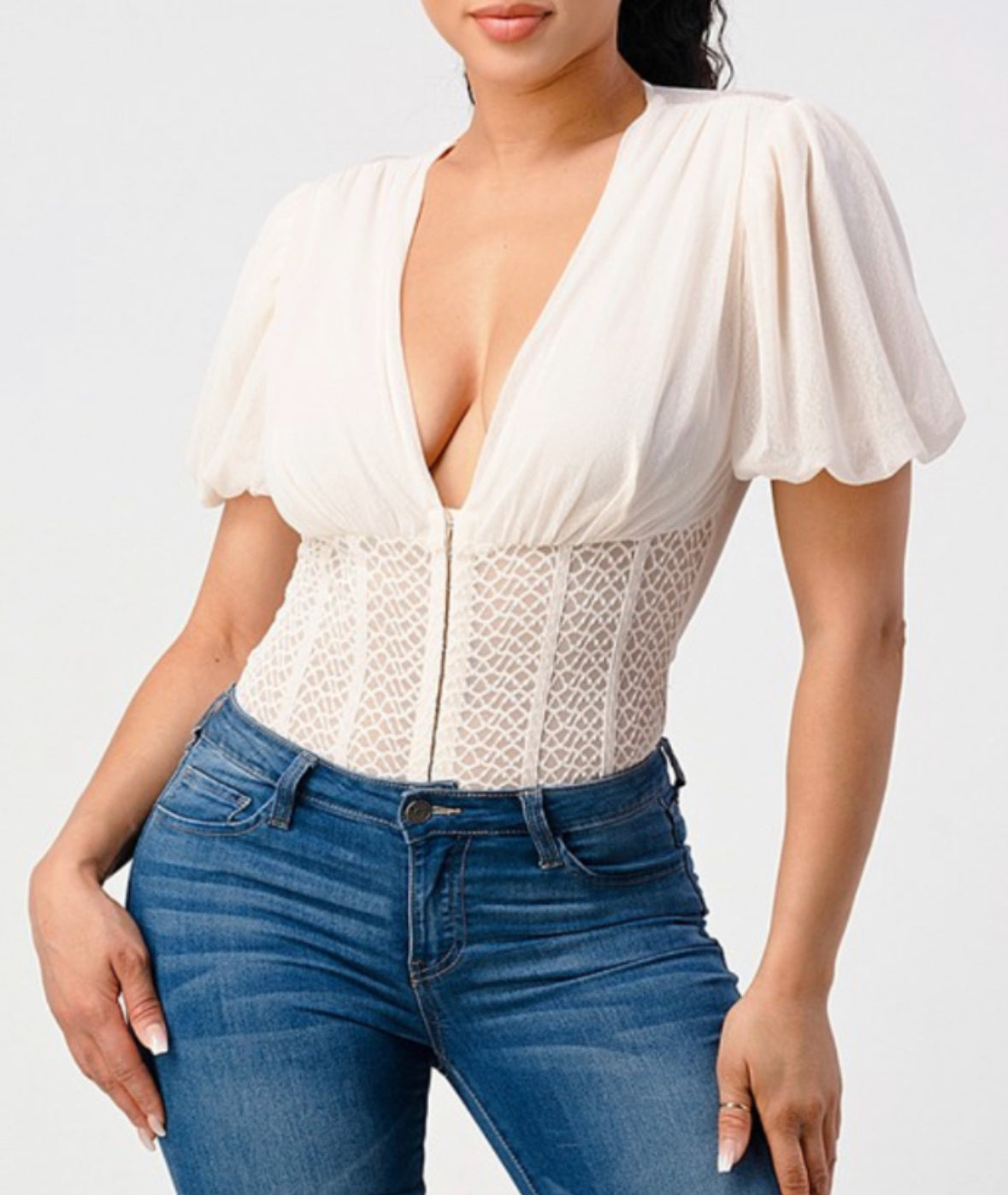 Soft Sculpt Corset Blouse