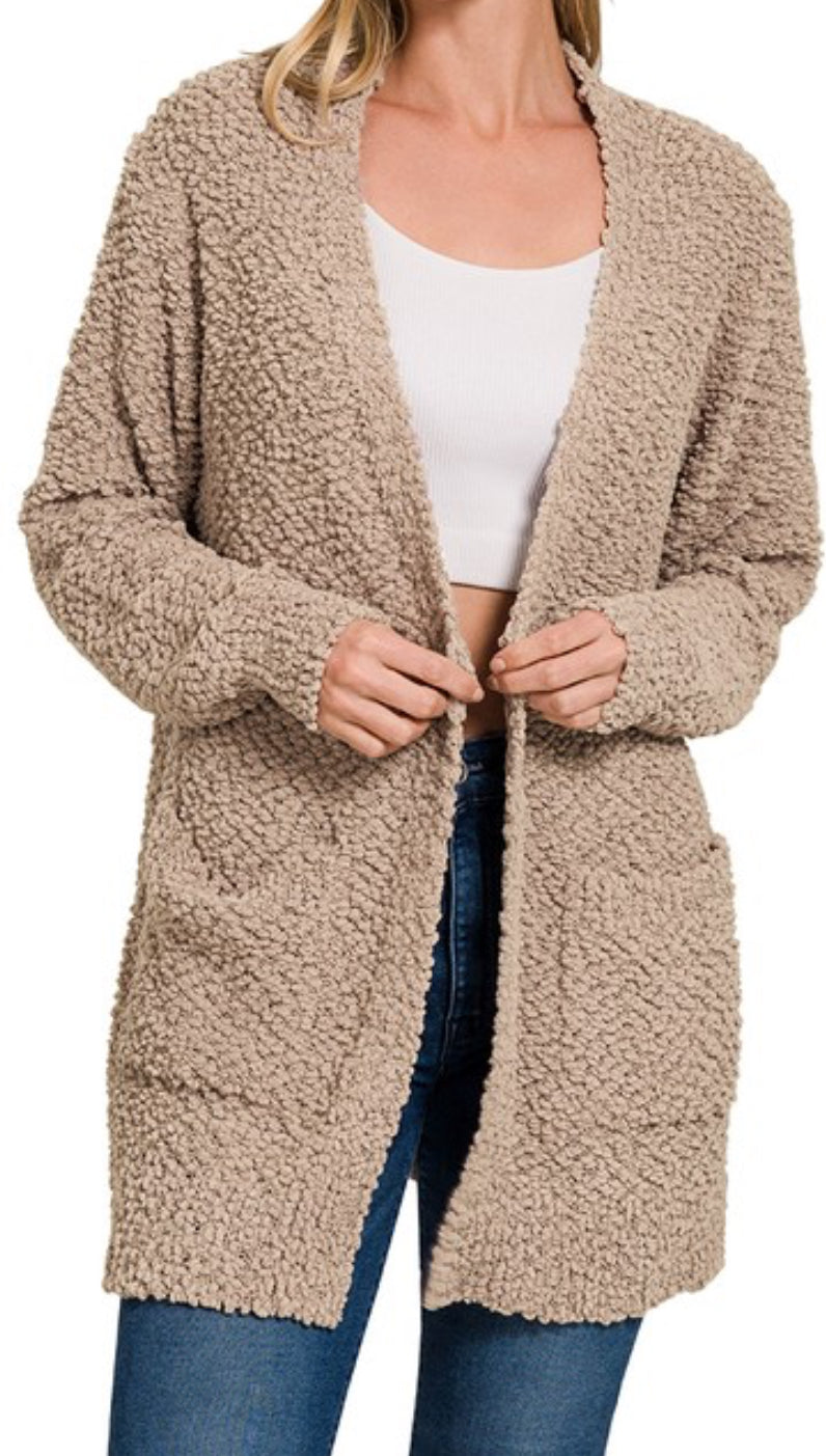 Comfy Pop Sweater Cardigan