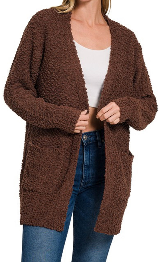 Comfy Pop Sweater Cardigan